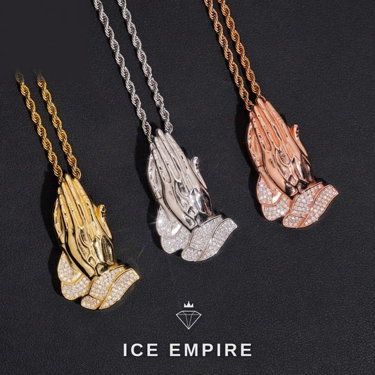 Iced Out 925 Silver Moissanite Pendant