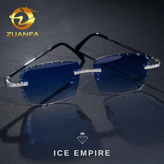 Iced Out 925 Silver Glasses