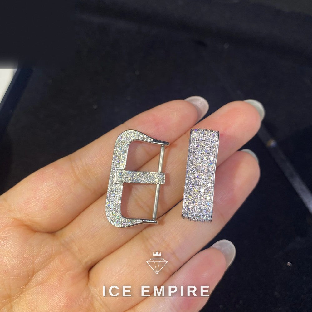 Iced Out 925 Silver Moissanite Watch