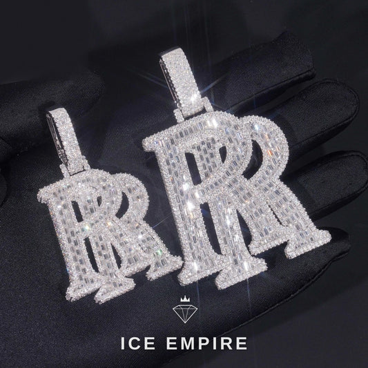 Iced Out 925 Silver Moissanite Pendant