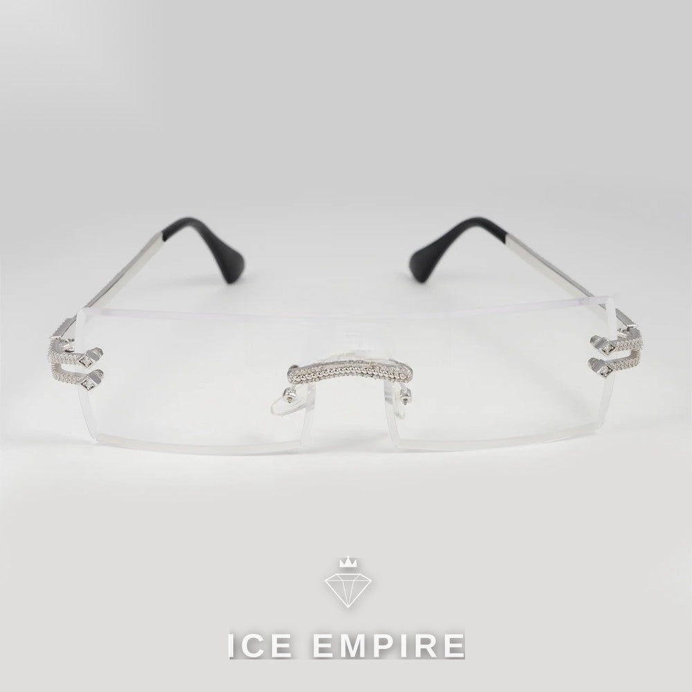 Iced Out 925 Silver Glasses