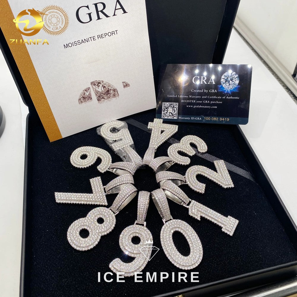 Iced Out 925 Silver Pendant