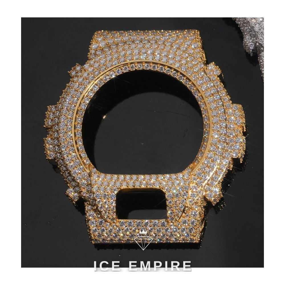 Iced Out 925 Silver Moissanite Watch