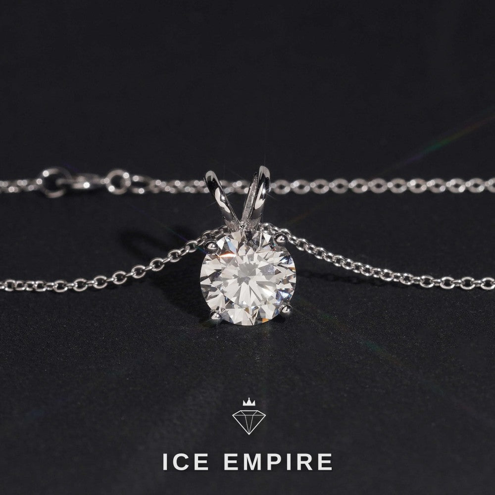 Iced Out 14K Gold Lab Grown Diamond Chain