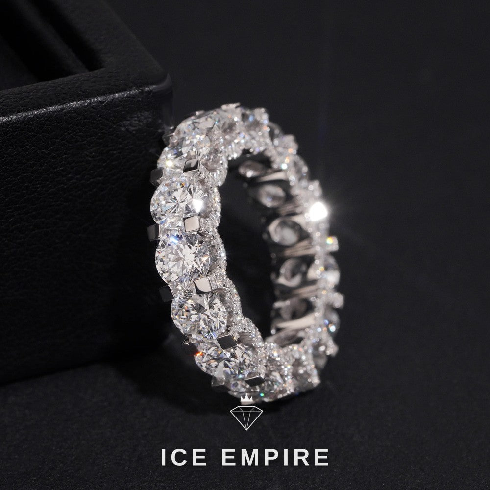 Iced Out 10K Gold Lab Grown Diamond Pendant