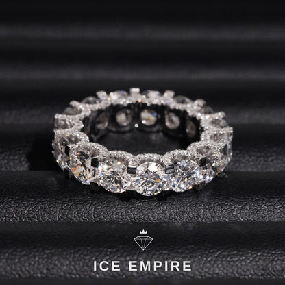 Iced Out 10K Gold Lab Grown Diamond Pendant