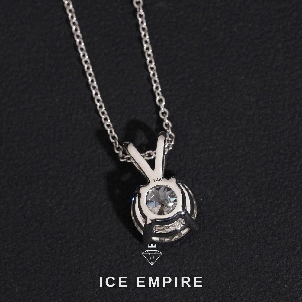 Iced Out 14K Gold Lab Grown Diamond Chain