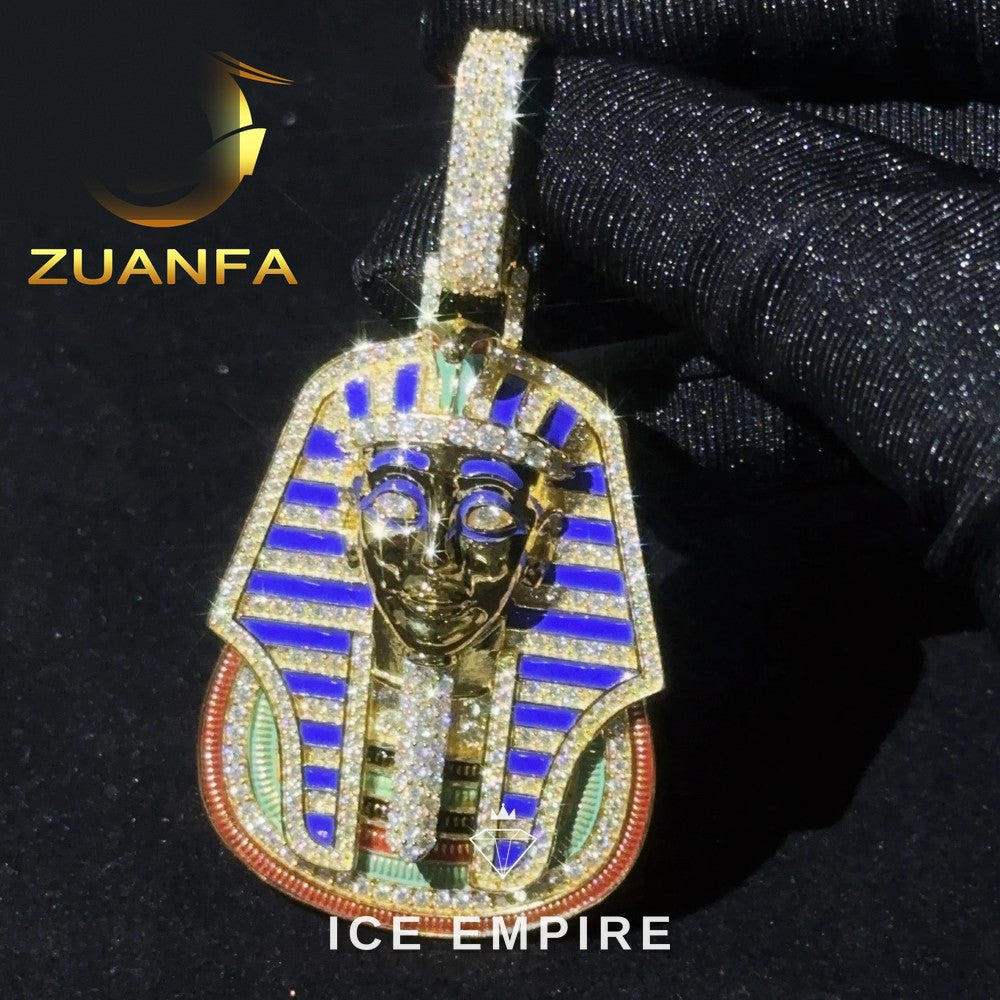 Iced Out Baguette Rose Gold Plated Cuban Chain