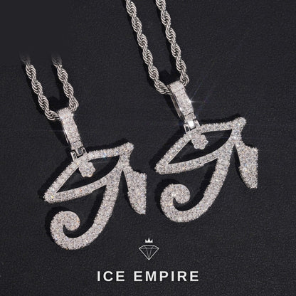 Iced Out Gold Plated Lab Grown Diamond Pendant