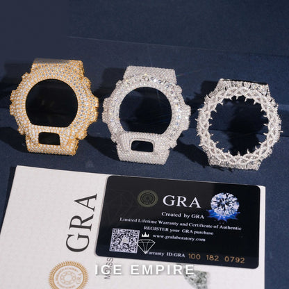 Iced Out 925 Silver Moissanite Watch