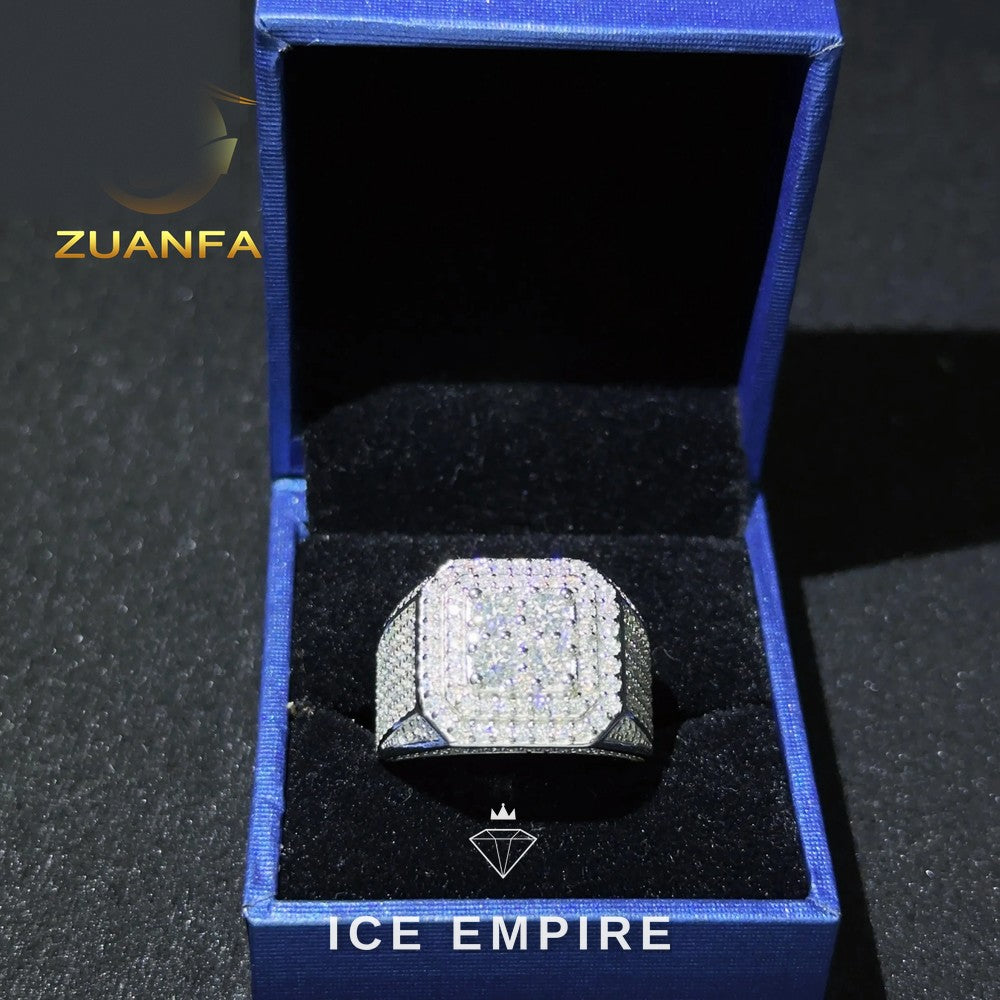 Iced Out Gold Plated Moissanite Cuban Chain