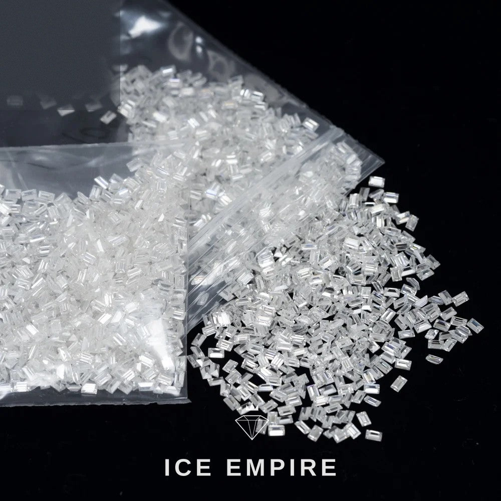Iced Out Baguette 925 Silver Moissanite Pendant
