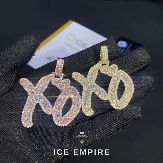 Iced Out 925 Silver Pendant