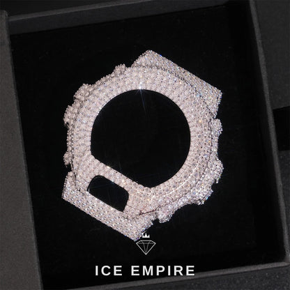 Iced Out 925 Silver Moissanite Watch