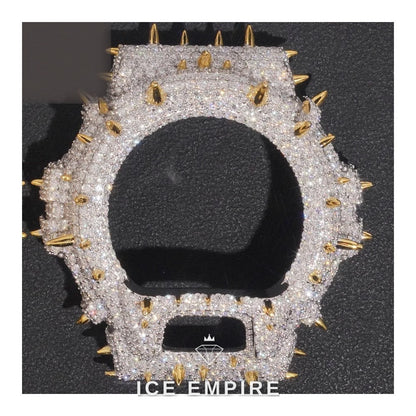 Iced Out 925 Silver Moissanite Watch