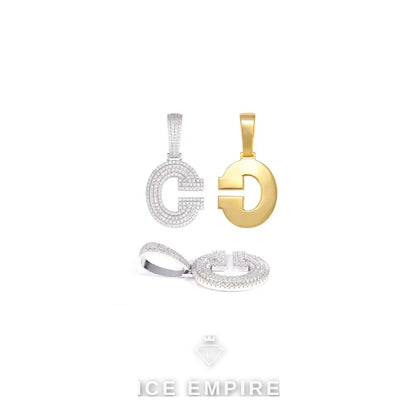 Iced Out 925 Silver Moissanite Pendant