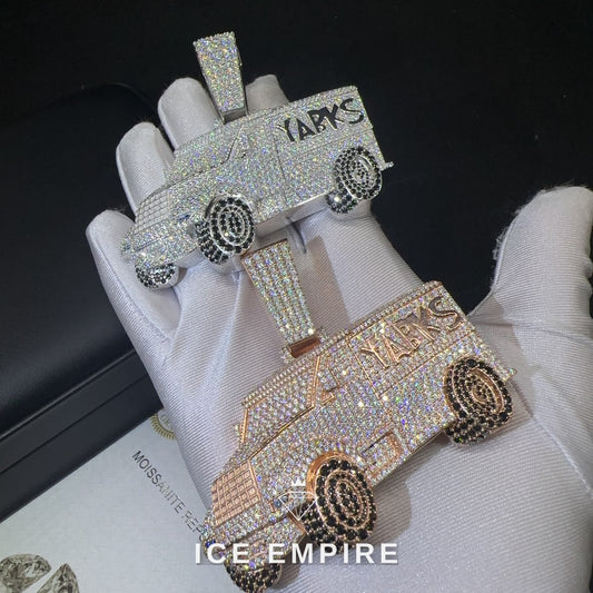 Iced Out 925 Silver Pendant