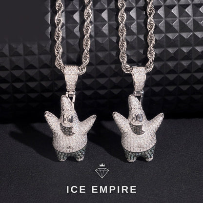 Iced Out 925 Silver Moissanite Pendant