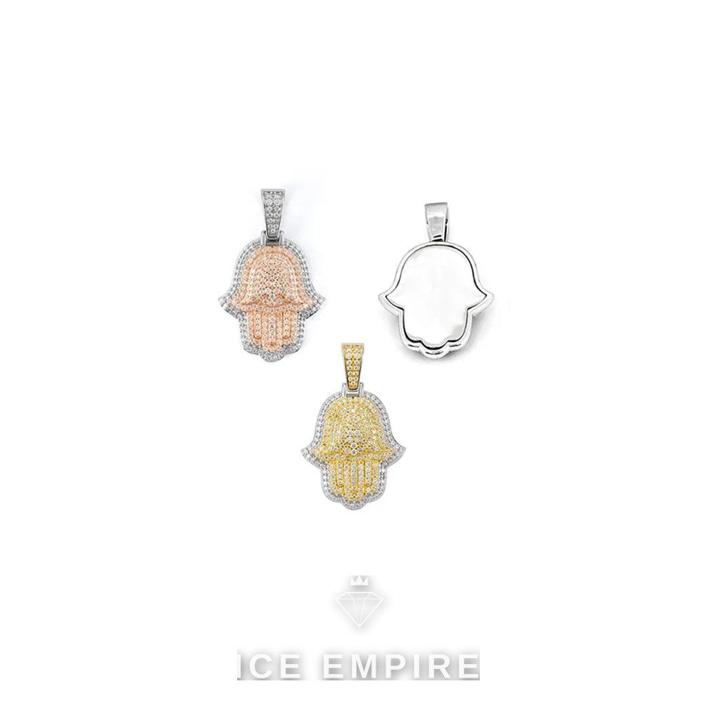 Iced Out 925 Silver Moissanite Pendant