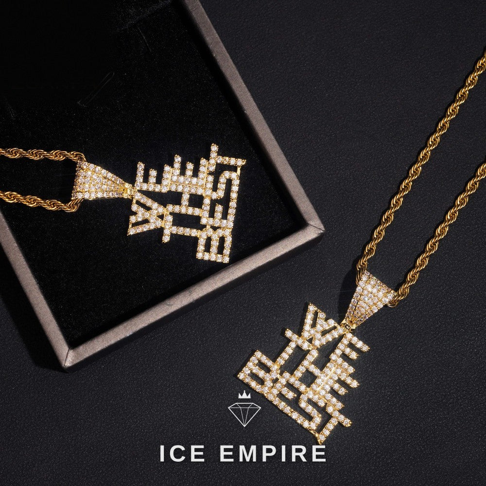 Iced Out Gold Plated Pendant