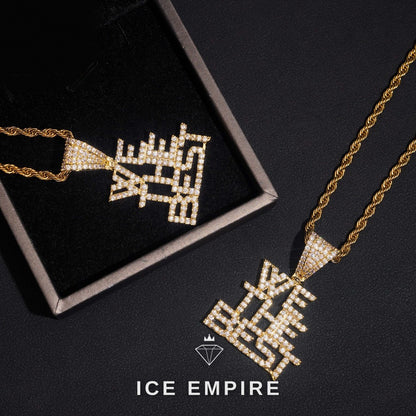 Iced Out Gold Plated Pendant