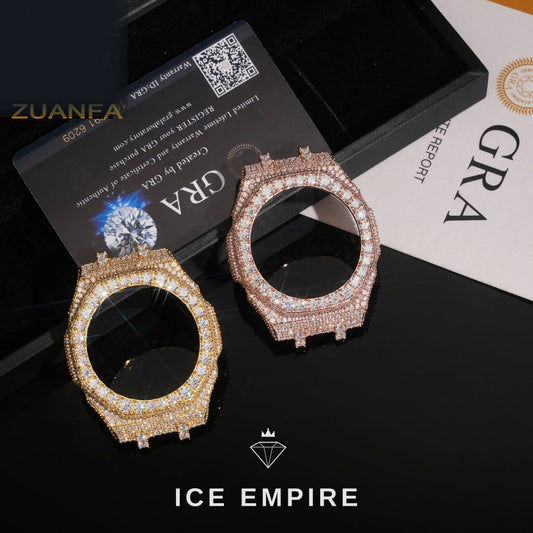 Iced Out 925 Silver Moissanite Watch