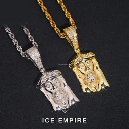 Iced Out 925 Silver Pendant