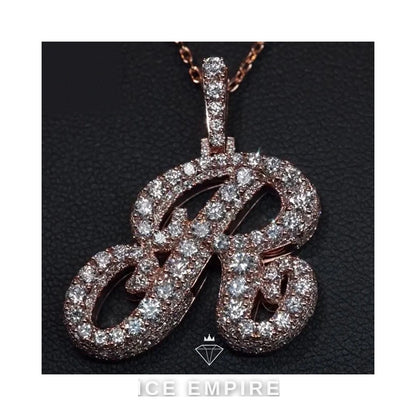 Iced Out 925 Silver Moissanite Pendant