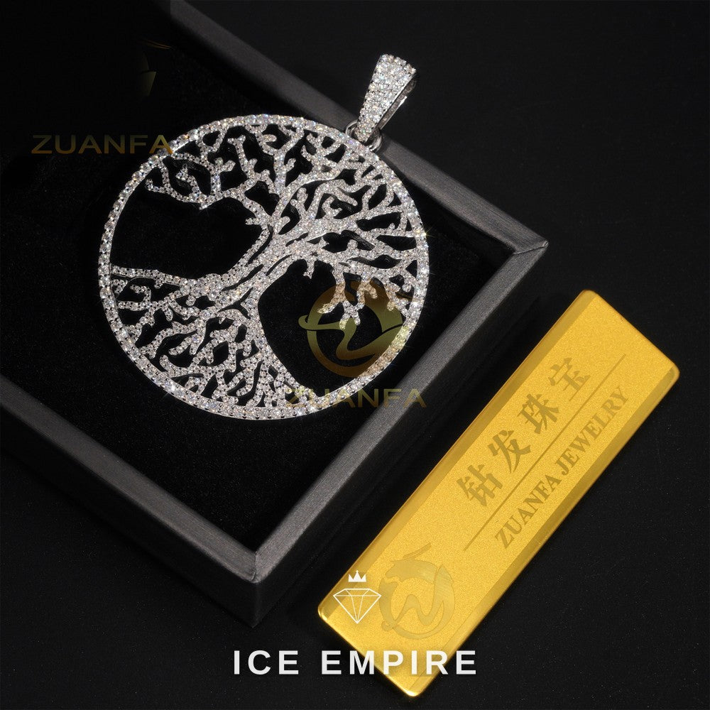 Iced Out Gold Plated Moissanite Pendant