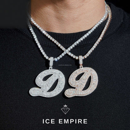 Iced Out 925 Silver Moissanite Pendant