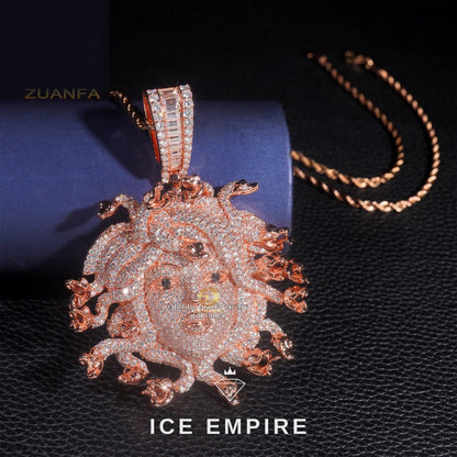 Iced Out 925 Silver Moissanite Pendant