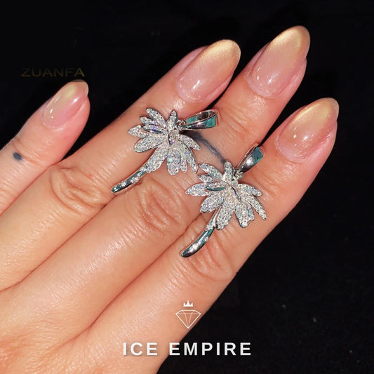 Iced Out 925 Silver Moissanite Pendant
