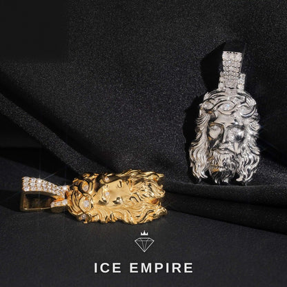 Iced Out Gold Plated Moissanite Pendant
