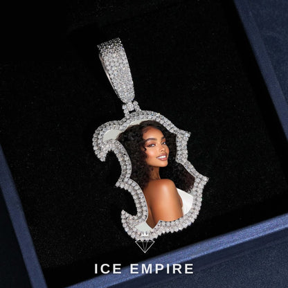 Iced Out 925 Silver Moissanite Pendant