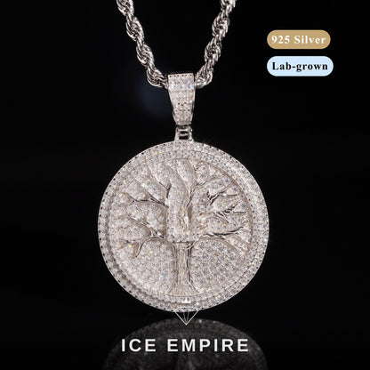 Iced Out Gold Plated Lab Grown Diamond Pendant