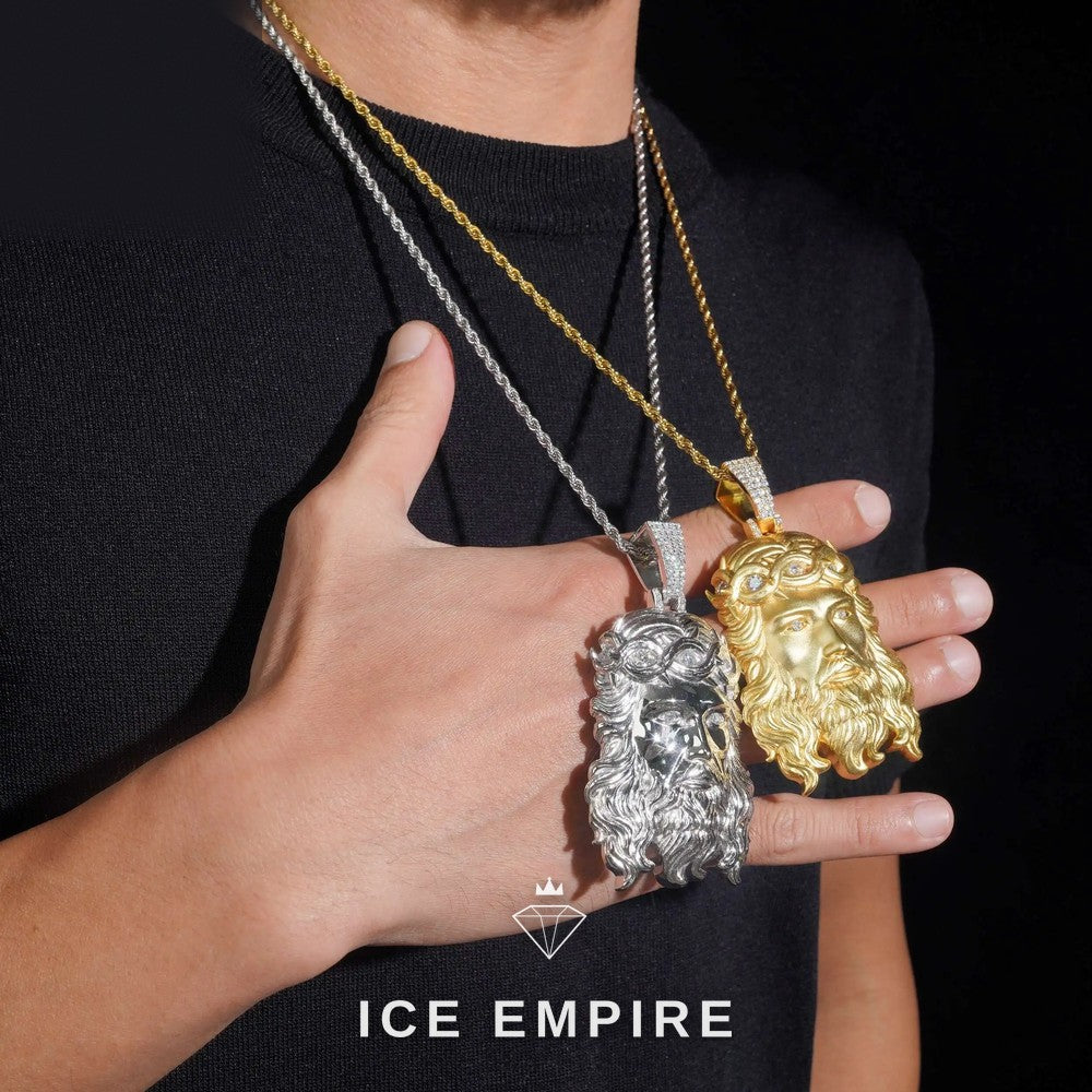 Iced Out Rose Gold Plated Pendant