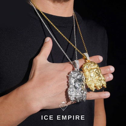Iced Out Rose Gold Plated Pendant