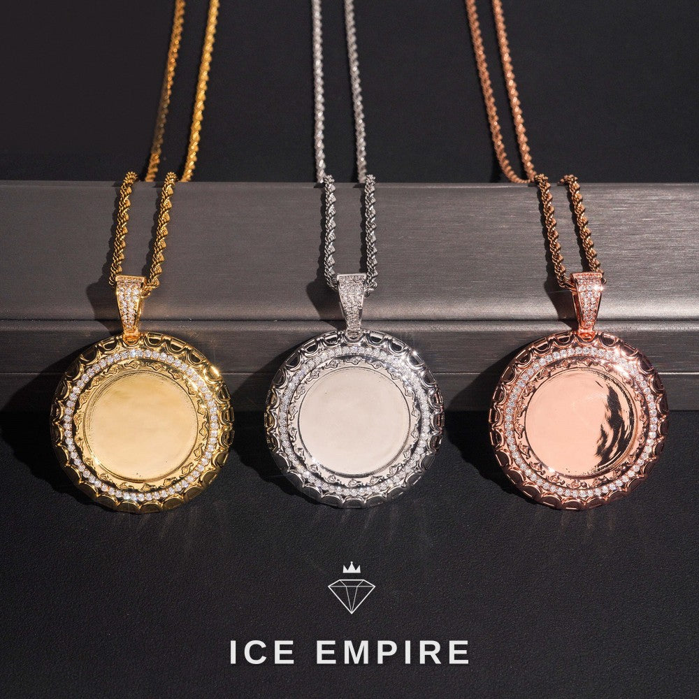 Iced Out 925 Silver Moissanite Pendant