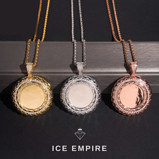 Iced Out 925 Silver Moissanite Pendant