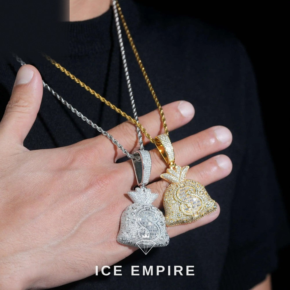Iced Out 925 Silver Rope Chain