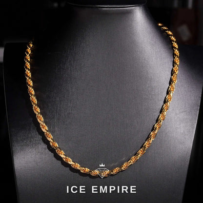Iced Out 925 Silver Moissanite Cuban Chain