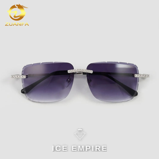 Iced Out 925 Silver Glasses