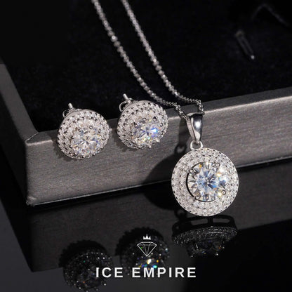 Iced Out 925 Silver Moissanite Cuban Chain