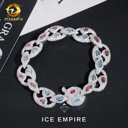 Iced Out 925 Silver Moissanite Bracelet
