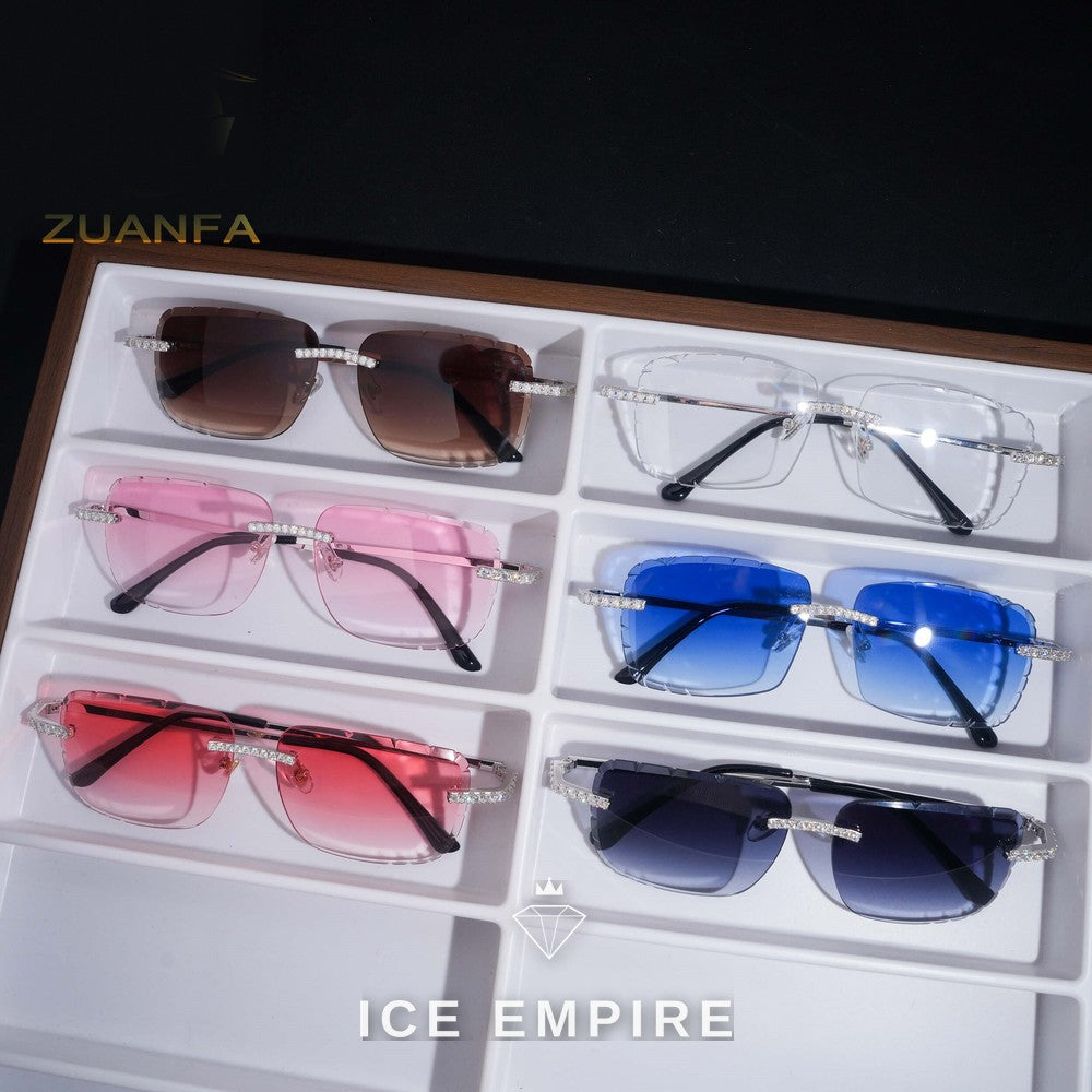 Iced Out 925 Silver Glasses
