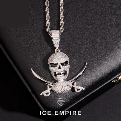 Iced Out Baguette Gold Plated Moissanite Pendant
