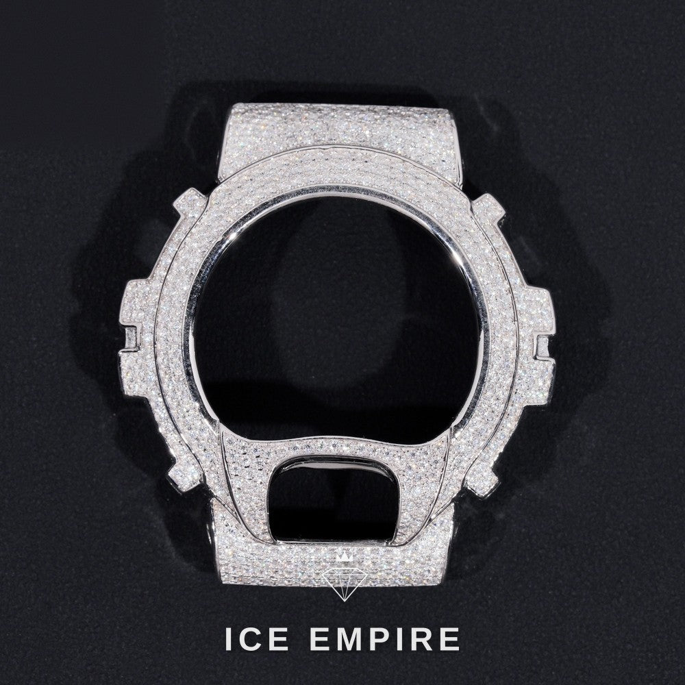 Iced Out 925 Silver Moissanite Watch