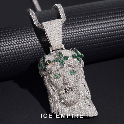 Iced Out 925 Silver Pendant