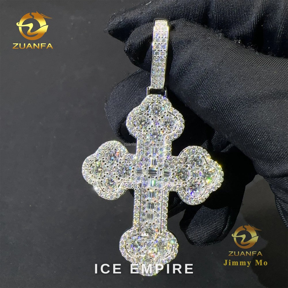 Iced Out Baguette 925 Silver Tennis Chain