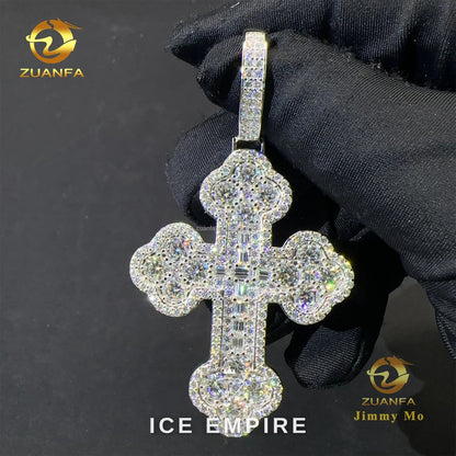 Iced Out Baguette 925 Silver Tennis Chain